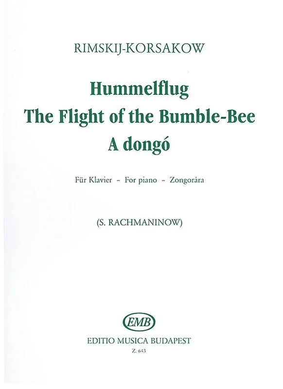 Flight Of The Bumblebee Arr Rachmaninoff (Softcover Book)