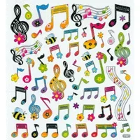 Floral Note Stickers