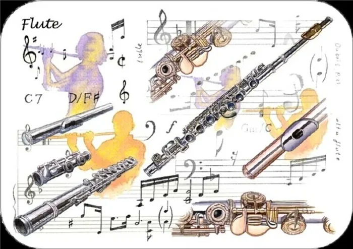 Flute Placemats
