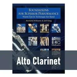 Foundations for Superior Performance – Alto Clarinet (Book 1)
