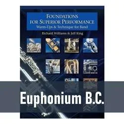 Foundations for Superior Performance – Baritone and Euphonium B.C. (Book 1)