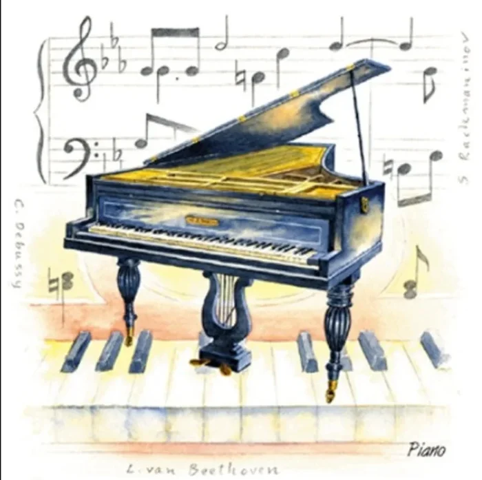 Fridge Magnet – Piano