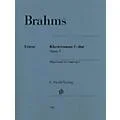 G. Henle Verlag Piano Sonata C Major Op. 1 Henle Music Folios Series Softcover Composed by Johannes Brahms Standard