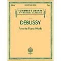 G. Schirmer Favorite Piano Works Piano Vol 2070 By Debussy Standard