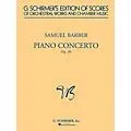 G. Schirmer Piano Concerto, Op. 38 (Study Score) Study Score Series Composed by Samuel Barber Standard