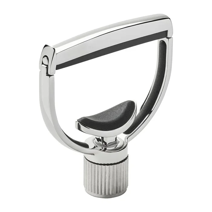 G7th Heritage Banjo Wide Silver Capo with Adaptive Radius Technology