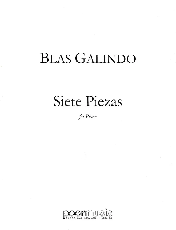 Galindo: Siete Piezas
