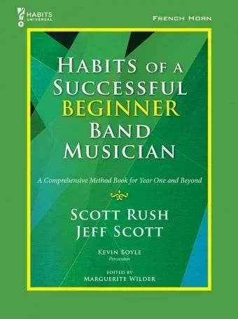 GIA PUBLISHER G10170 Habits of a Successful Beginner Band Musician, Frech Horn