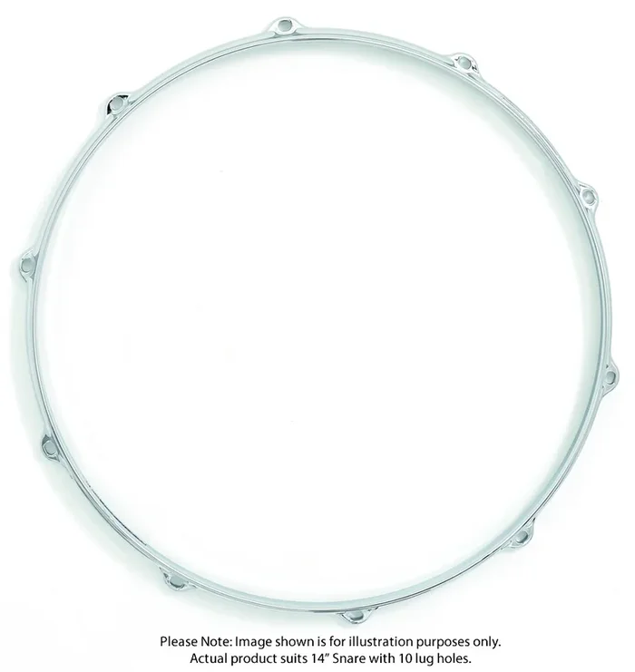 Gibraltar 14″/10 Lug Snare Batter Side Die Cast Hoop (Pk-1)