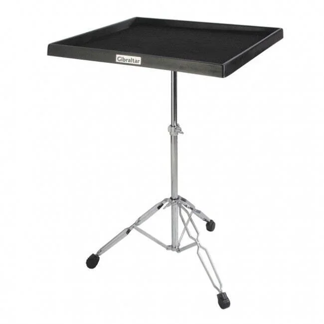 Gibraltar 7615 Percussion Table on Double Braced Stand Padded 24x24inch GI7615