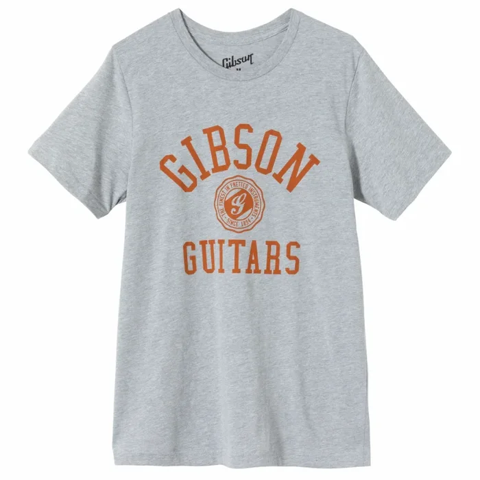 Gibson Collegiate Tee Heather Gray Large