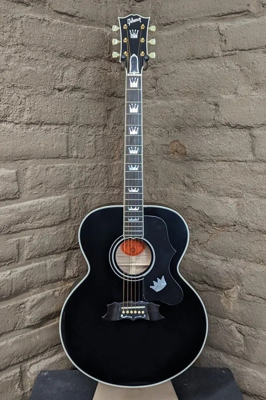 Gibson Custom Shop Limited Edition Elvis Presley SJ-200 “King of Rock” Acoustic Guitar – Ebony (Used)