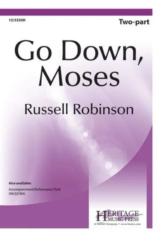 Go Down Moses 2 Part (Octavo)