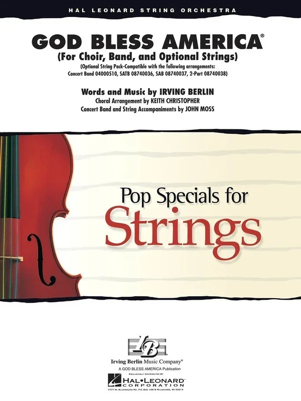 God Bless America Stg Pak (Cb Avail) (Music Score/Parts)