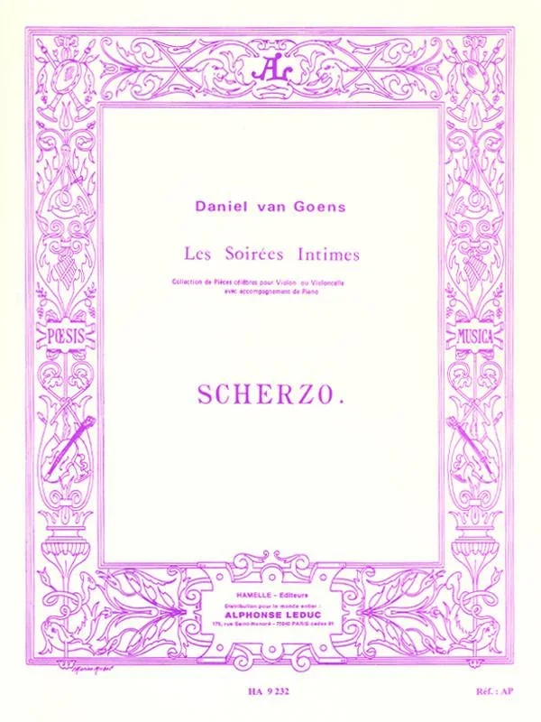 Goens: Scherzo, Op. 12, No. 2