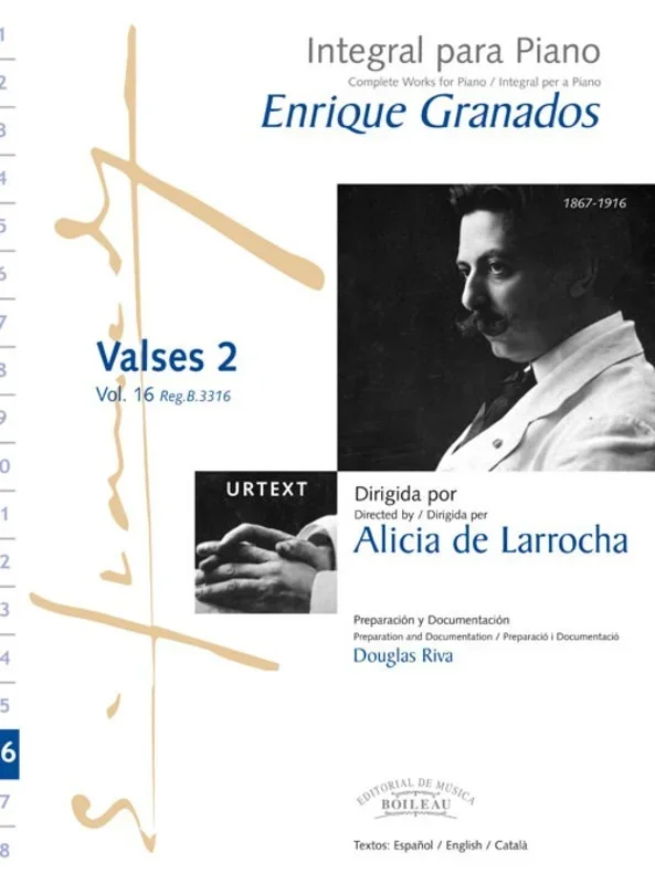 Granados – Integral Para Piano Valses 2 Vol 16 (Softcover Book)