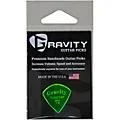 GRAVITY PICKS Sunrise Mini Polished Fluorescent Green Guitar Picks 1.5 mm