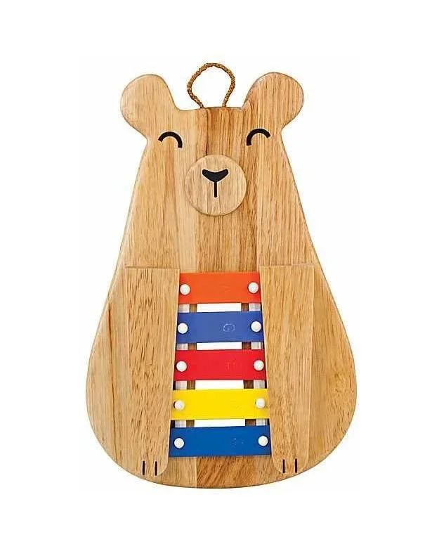 Green Tones Papa Bear Glockenspiel, 5 Bars with Mallet