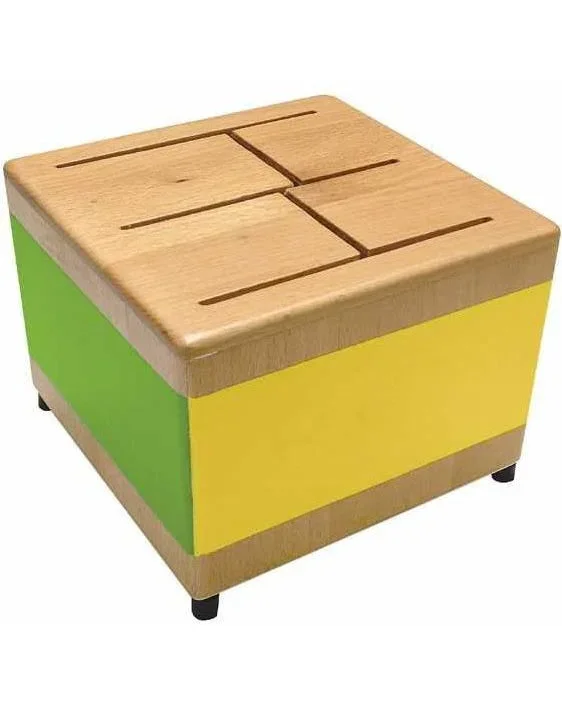 Green Tones Square Tone Drum with Mallet