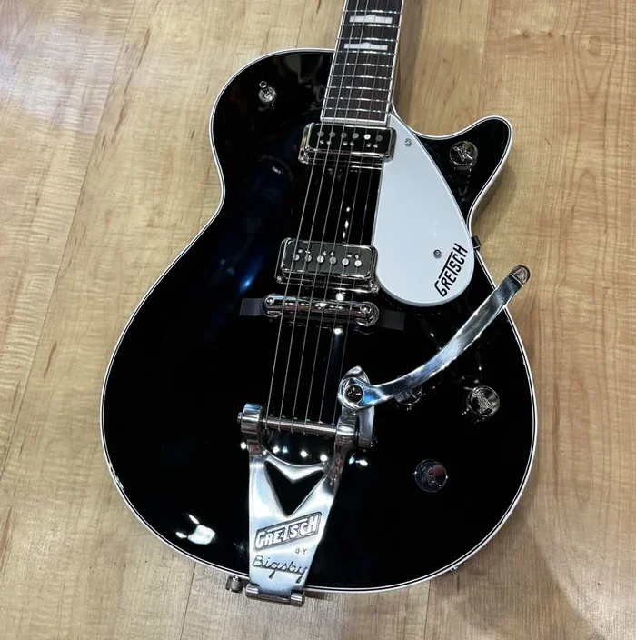 Gretsch G6128T-GH George Harrison Signature Duo Jet with Bigsby Rosewood Fingerboard Black