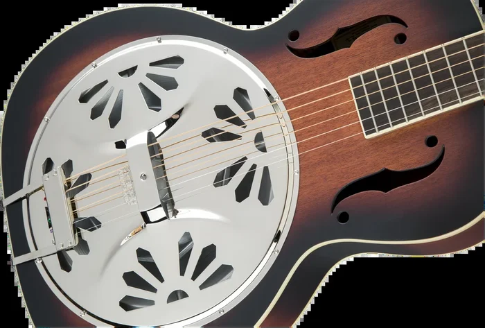 Gretsch G9220 Bobtail Round-Neck A.E., Mahogany Body Spider Cone Resonator Guitar, Fishman? Nashville Resonator Pickup, 2-Color Sunburst