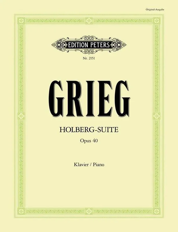 Grieg – Holberg Suite Op 40 (Softcover Book)