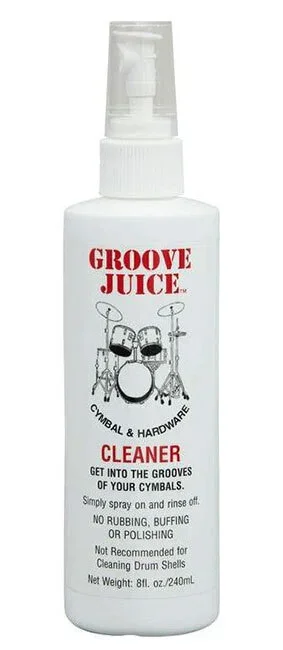 Groove Juice Cymbal & Hardware Cleaner Spray Bottle -240ml