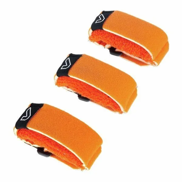 Gruv Gear FretWraps HD ‘Flare’ String Muters 3-Pack (Orange, Small)