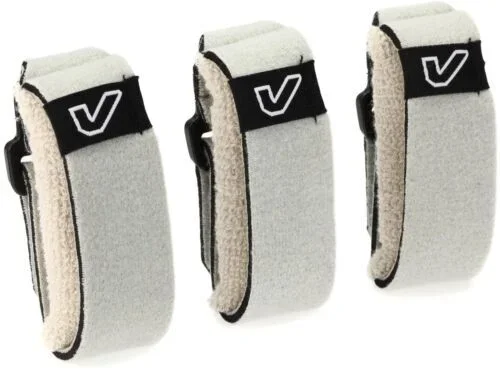 Gruv Gear FretWraps HD ‘Stone’ String Muters 3-Pack (White, Small)