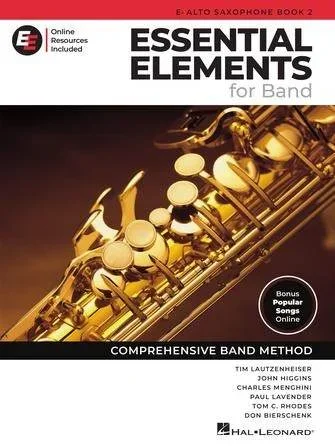 HAL LEONARD 00870323 Essential Elements for Band – Eb Alto Sax Book 2 with EEi