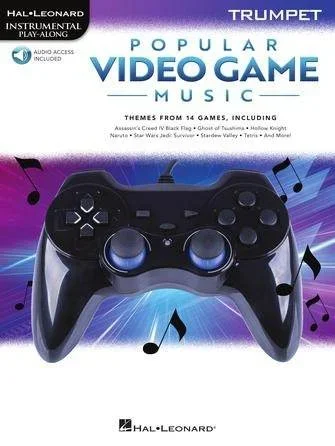 HAL LEONARD 01774850 Popular Video Game Music – Trumpet Play-Along Book with Online Audio