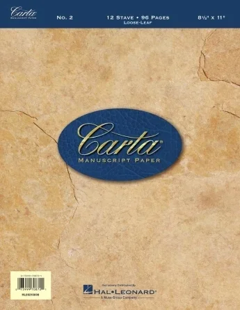 Hal Leonard Carta Manuscript Paper No. 2 – Basic