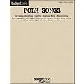 Hal Leonard Folk Songs Budget Book arranged for piano, vocal, and guitar (P/V/G) Standard
