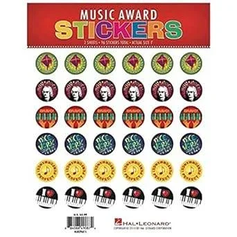 HAL LEONARD HL00296815 Music Award Stickers