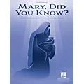 Hal Leonard Mary, Did You Know? Easy Piano Sheet Music Standard