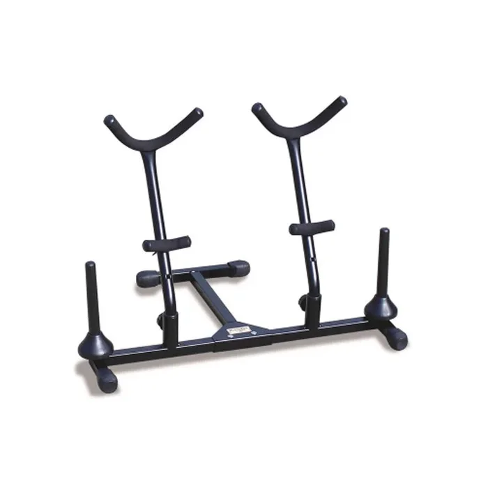 Hamilton International Style Double Saxophone Stand with two Pegs
