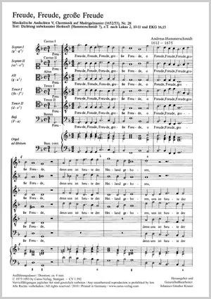 Hammerschmidt: Freude, Freude, große Freude