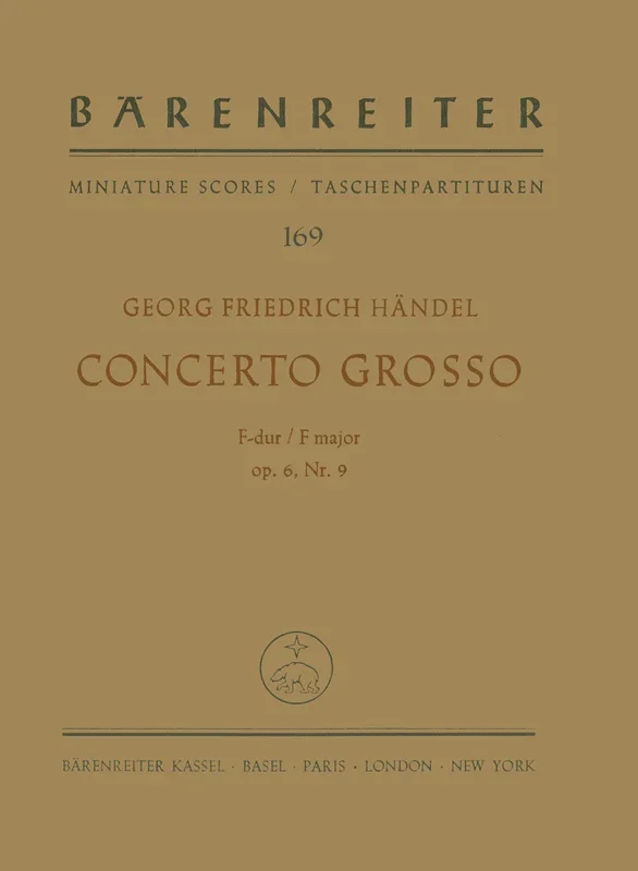 Handel: Concerto grosso in F Major, Op. 6, No. 9, HWV 327