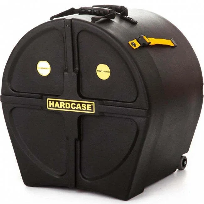 Hardcase HNMT16H12 Marching Tenor Drum Case 16 x 12inch Premier Pipe Band w/ Wheels