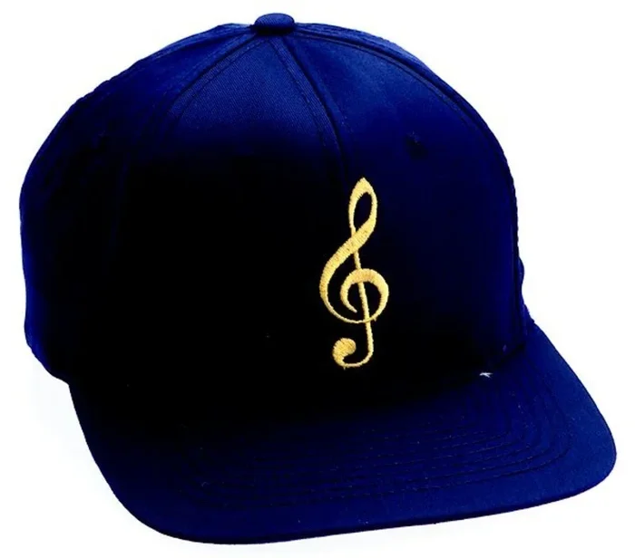 Hat G Clef Navy W/Gold