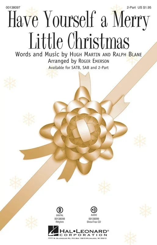 Have Yourself A Merry Little Christmas 2 Part (Octavo)