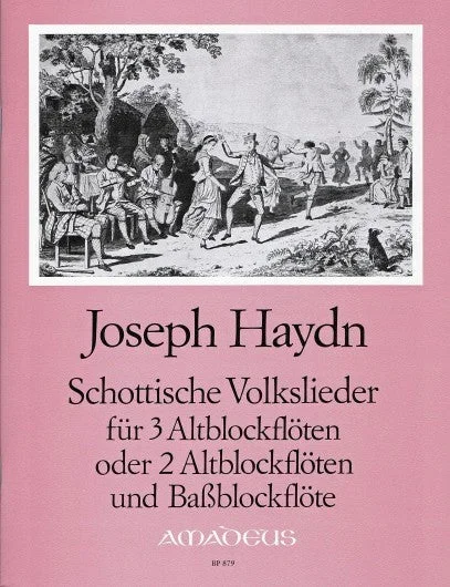 Haydn: 22 Scottish folk-songs (arr. for 3 treble recorders)