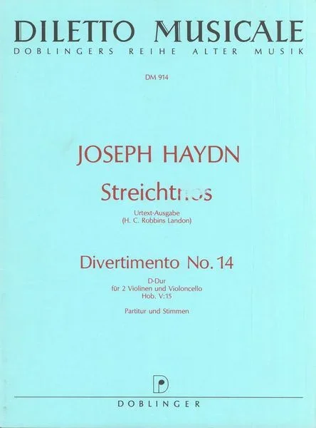 Haydn: Divertimento in D Major, Hob. V:15