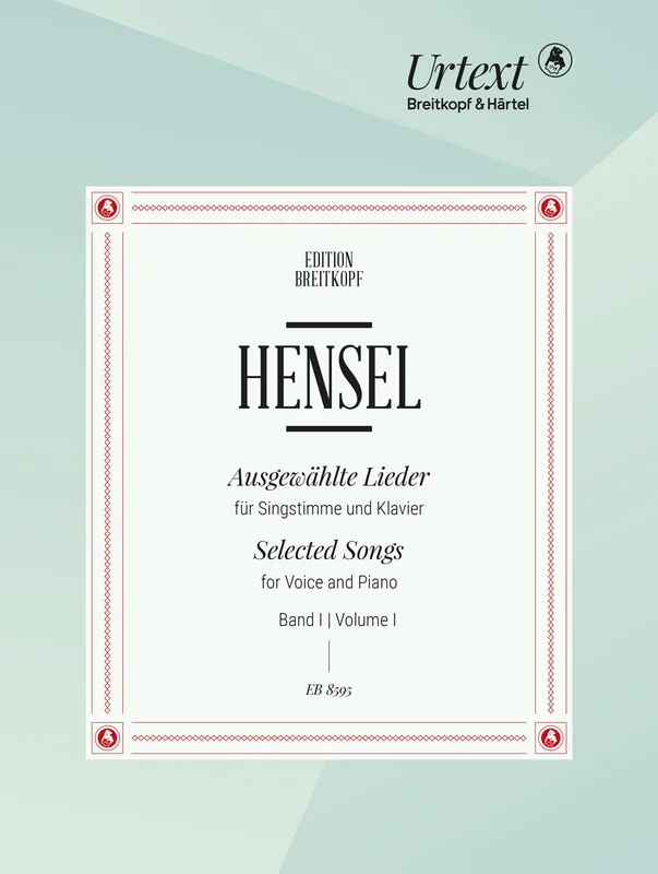 Hensel: Selected Songs – Volume 1