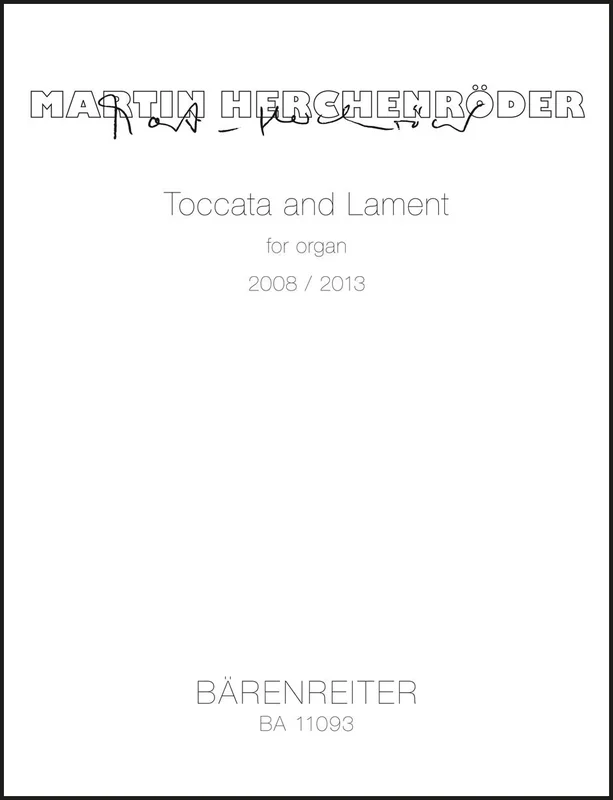 Herchenröder: Toccata and Lament