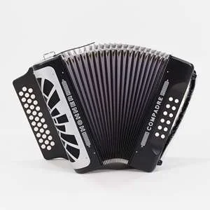 Hohner Compadre GCF – Black with Silver Grille and Gig Bag