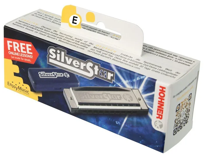 Hohner Enthusiast Series Silverstar Harmonica in the Key of E