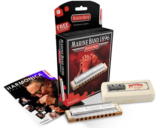 Hohner Marine Band 1896 Classic Harmonica in the Key of A