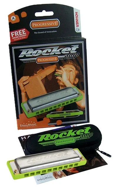 Hohner Progressive Series Rocket Amp Harmonica in the Key of E