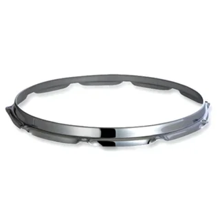 Holy Drums 14″ 10 ear 2.3mm Inward Flange Triple Flanged Hoop Chrome Batter